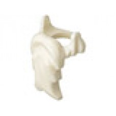 Part 6132 White Minifig, Beard 